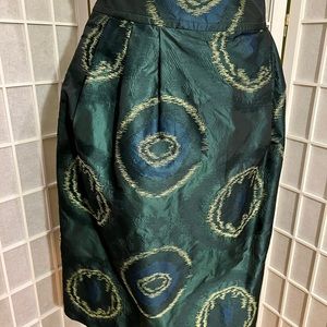 Sherry Cassini Taffeta Occasion Skirt, Midi, with full skirt